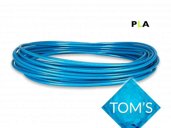 PLA Filament 50 g Sample - 2,85 mm - Toms3D Infinity Blue