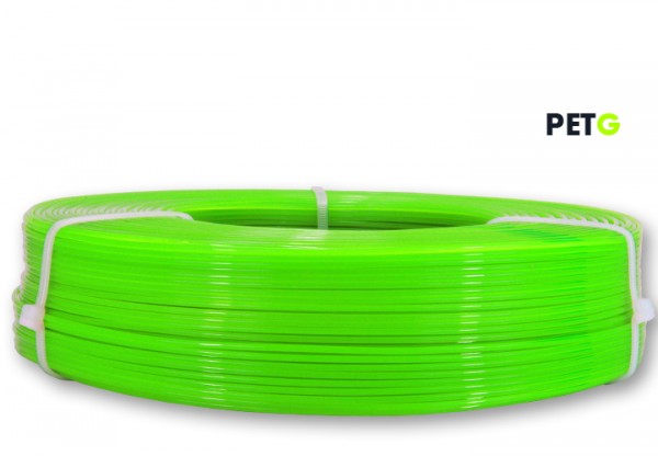PETG Filament - 1,75 mm - Transl. Neongrün - Refill 800 g
