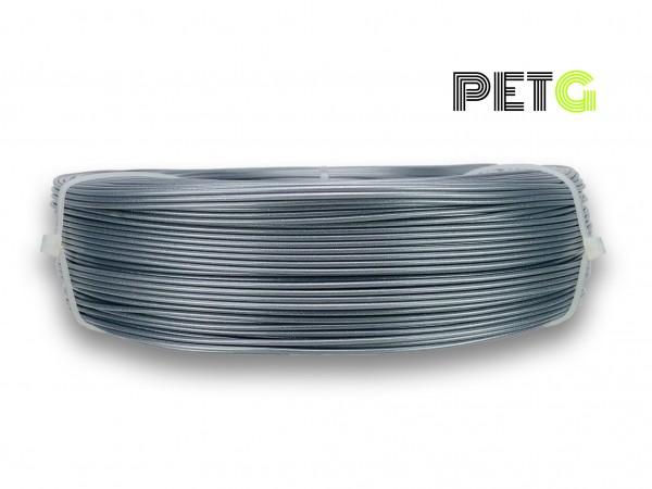 PETG Filament - 1,75 mm - Silber - Refill 800 g