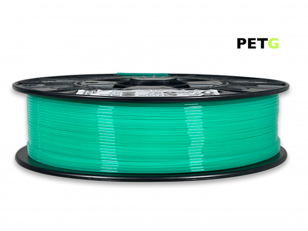 PETG Filament - 1,75 mm - Transluzent Wassergrün - 800 g