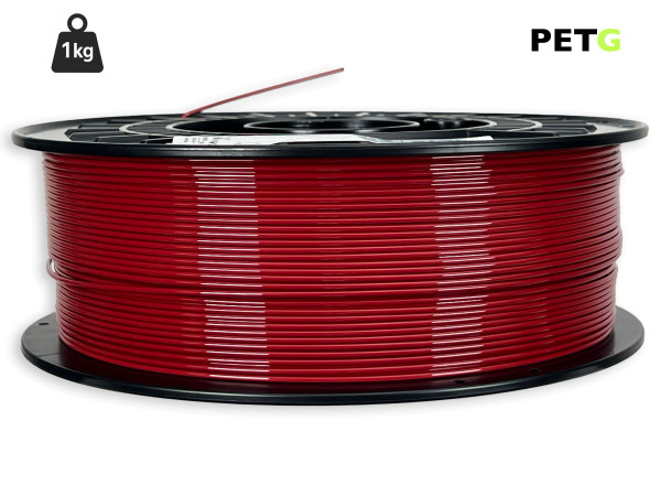 PETG Filament - 1,75 mm - Rubinrot - 1 kg